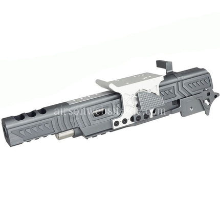 5KU CNC Aluminum Limcat Sabercat Stil Lauf Schlitten Mitte Rahmen Kit Komplett Set Geeignet für Tokyo Marui Hi-Capa Serie GBB Pistolen