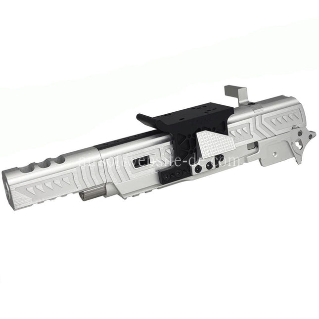 5KU CNC Aluminum Limcat Sabercat Stil Lauf Schlitten Mitte Rahmen Kit Komplett Set Geeignet für Tokyo Marui Hi-Capa Serie GBB Pistolen