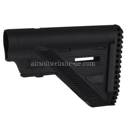 Guns Modify GM HK416 A5 Stil Polymer Slim Schaft mit 6-Position Pufferrohr Geeignet für VFC Umarex H&K HK416 A5 Serie GBB Gewehre Airsoft