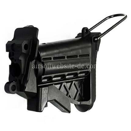 VFC Zusammenklappbares Schaft Kit Geeignet für VFC MK48 MOD1 AEG Maschinengewehre Airsoft Schwarz