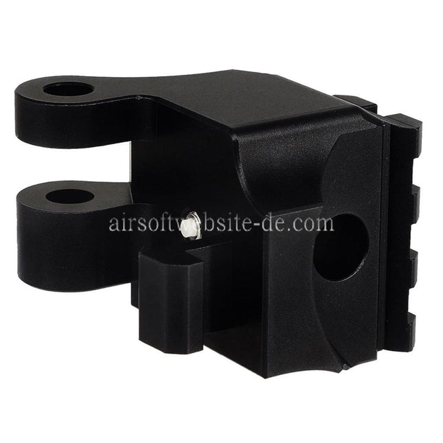 BBT CNC Aluminum M1913 20mm Schienen Schaft Adapter Geeignet für KRYTAC Kriss Vector Serie AEG GBB SMG Gewehre Airsoft Schwarz