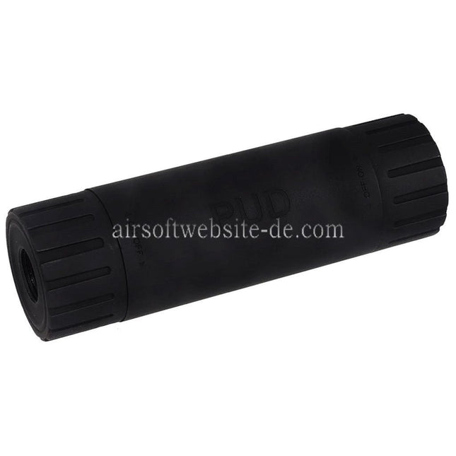 APS 110mm Power Up Device PUD Schalldämpfer Laufverlängerung Geeignet für -14mm CCW Gegen den Uhrzeigersinn Gewehre Schwarz