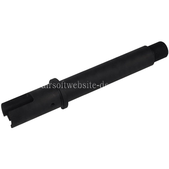 BBT CNC Stahl Außen Lauf -14mm CCW Gegen den Uhrzeigersinn Geeignet für KRYTAC Kriss Vector Serie AEG GBB SMG Gewehre Airsoft Schwarz