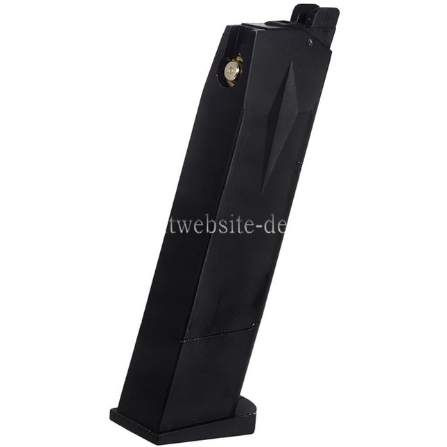 DOUBLE BELL 23rd Gas Magazin Geeignet für DOUBLE BELL Cybergun Swiss Arms P226 WE(WE-TECH) F226 Serie GBB Pistolen Airsoft Schwarz