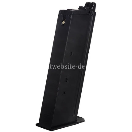 DOUBLE BELL 24rd Gas Magazin Geeignet für DOUBLE BELL Cybergun WE(WE-TECH) Armorer Works AW Tokyo Marui Desert Eagle GBB Pistolen Airsoft Schwarz