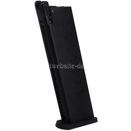DOUBLE BELL 24rd Gas Magazin Geeignet für 784 M945 Serie GBB Pistolen Airsoft Schwarz