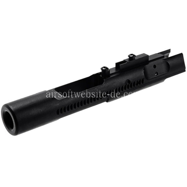 Angry Gun Stahl AERO Stil Monolithische komplette Bolzenträgerbaugruppe Geeignet für Tokyo Marui M4 MWS Serie GBB Gewehre Airsoft Schwarz