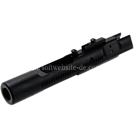 Angry Gun Stahl Monolithische komplette Bolzenträgerbaugruppe Geeignet für Tokyo Marui M4 MWS Serie GBB Gewehre Airsoft Schwarz