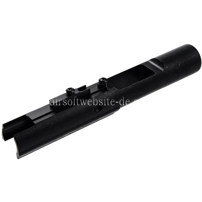 Angry Gun Stahl Monolithische komplette Bolzenträgerbaugruppe Geeignet für Tokyo Marui M4 MWS Serie GBB Gewehre Airsoft Schwarz