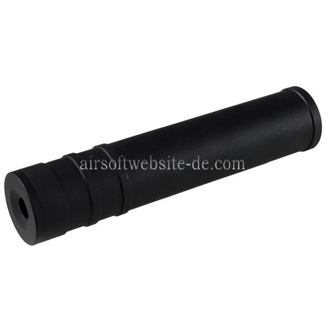 5KU 205mm Aluminum SV SAIGA Schalldämpfer -14mm CCW Gegen den Uhrzeigersinn Gewehre Airsoft Schwarz