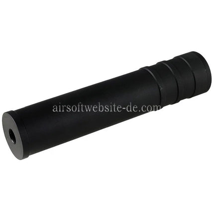 5KU 205mm Aluminum SV SAIGA Schalldämpfer -14mm CCW Gegen den Uhrzeigersinn Gewehre Airsoft Schwarz