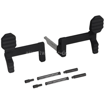 APS EMG Falkor Defense Ambidextrous Verschlussfang Geeignet für APS EMG Falkor Defense Blitz und Recce Serie AEG Gewehre Airsoft Schwarz