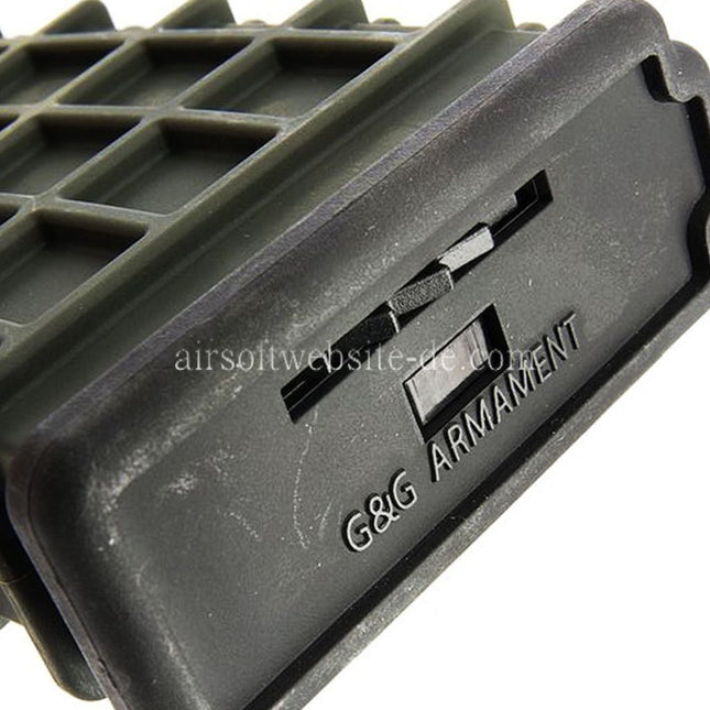 G&G 330rd Polymer Hi-Cap Magazin GK5C Geeignet für M4 M16 Serie AEG Gewehre Airsoft Grün