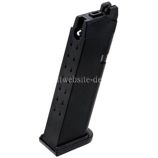 SRC 18rd Gas Magazin Geeignet für G17 G18C G34 G35 G-Serie GBB Pistolen Airsoft Schwarz