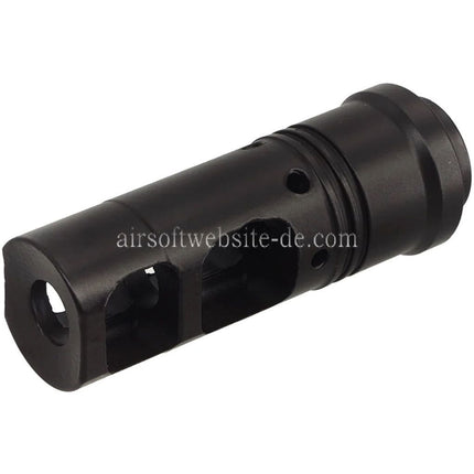 CYMA 62mm SF-556 Stil Mündungsfeuerdämpfer Geeignet für -14mm CCW Gegen den Uhrzeigersinn Lauf Gewehre Airsoft Schwarz