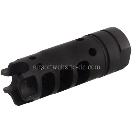 CYMA 65mm Dragon DGN556 Stil Mündungsfeuerdämpfer Geeignet für -14mm CCW Gegen den Uhrzeigersinn Lauf Gewehre Airsoft Schwarz
