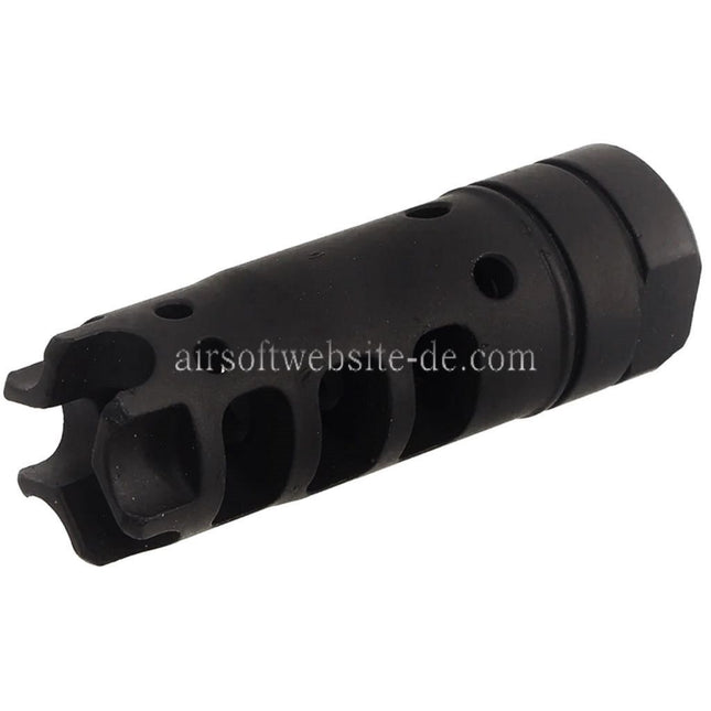 CYMA 65mm Dragon DGN556 Stil Mündungsfeuerdämpfer Geeignet für -14mm CCW Gegen den Uhrzeigersinn Lauf Gewehre Airsoft Schwarz