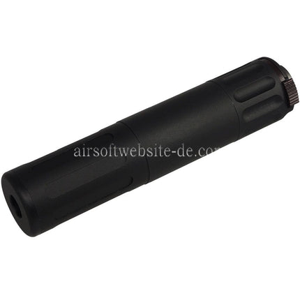 5KU 170mm AAC SR5 Stil QD Schalldämpfer mit 3-Zinken Mündungsfeuerdämpfer Geeignet für -14mm CCW Gegen den Uhrzeigersinn Lauf Gewehre Airsoft