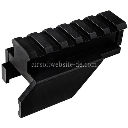 KSC 20mm Picatinny Schienen Zielfernrohrmontagebasis Geeignet für KSC M11 Serie GBB SMG Gewehre Airsoft Schwarz