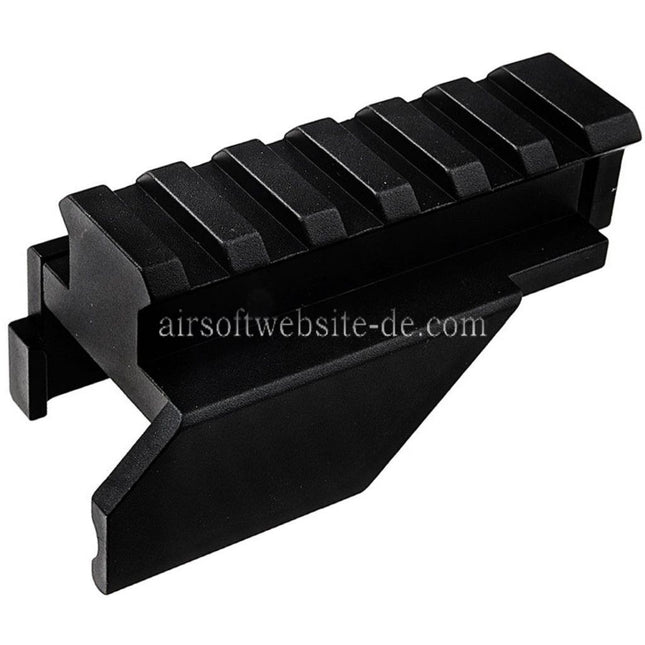 KSC 20mm Picatinny Schienen Zielfernrohrmontagebasis Geeignet für KSC M11 Serie GBB SMG Gewehre Airsoft Schwarz