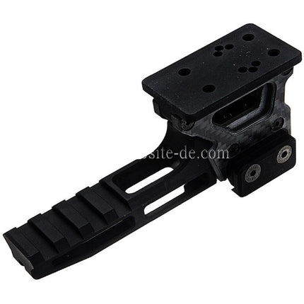 Revanchist Airsoft 226 Zoll Modulare Optikhalterung V2 Geeignet für Amphibious RMR Docter Leuchtpunktvisierhalterung und Lasergeräte Riser Schwarz