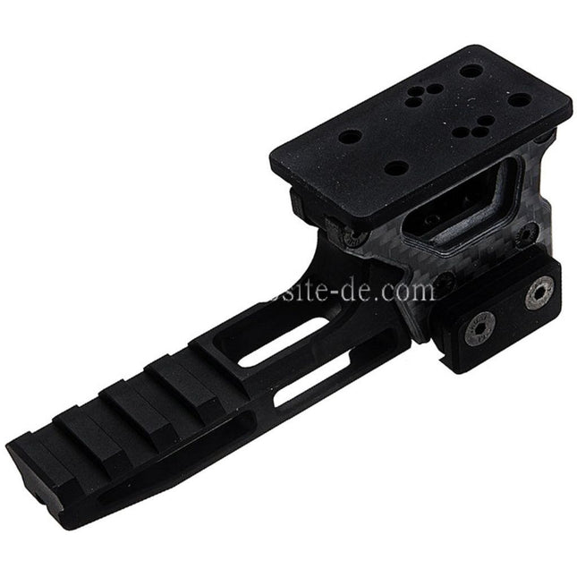 Revanchist Airsoft 226 Zoll Modulare Optikhalterung V2 Geeignet für Amphibious RMR Docter Leuchtpunktvisierhalterung und Lasergeräte Riser Schwarz