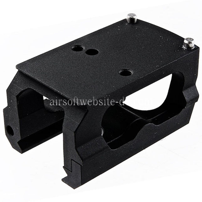 PPT Outdoor L-Stil RMR Halterung geeignet für Leuchtpunktvisier 20mm Picatinny Schiene Schwarz