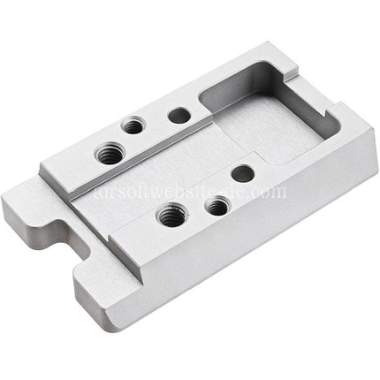 Revanchist Airsoft CNC Aluminum Rotpunktplatte mit hoher Halterung geeignet für Novritsch SSP5 Serie GBB Pistolen