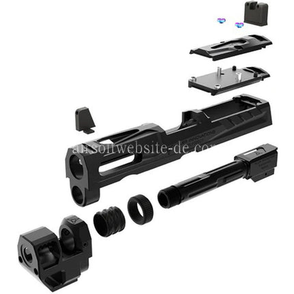 PTS Killer Innovations Velocity V1 Conversion Kit Geeignet für VFC SIG AIR P320 M18 X-Carry Serie GBB Pistolen