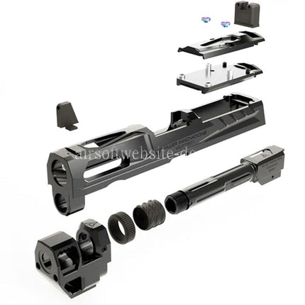 PTS Killer Innovations Velocity V1 Conversion Kit Geeignet für VFC SIG AIR P320 M18 X-Carry Serie GBB Pistolen