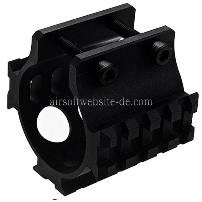 LCT 45mm Schalldämpferschiene Geeignet für LCT AS VAL VSS Serie AEG Gewehre Airsoft Schwarz