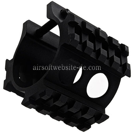 LCT 45mm Schalldämpferschiene Geeignet für LCT AS VAL VSS Serie AEG Gewehre Airsoft Schwarz