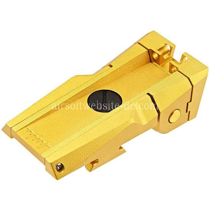 Dr. Black CNC Aluminum Fiberglasvisier Kimme Geeignet für Tokyo Marui Hi-Capa 5.1 Serie GBB Pistolen Airsoft
