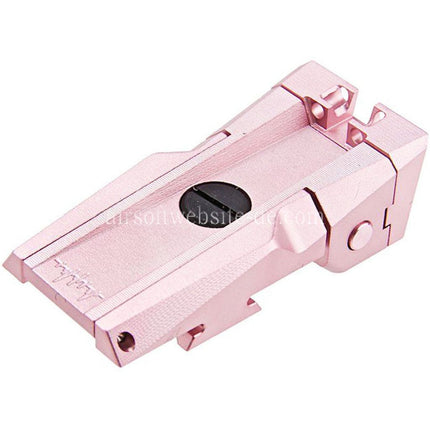 Dr. Black CNC Aluminum Fiberglasvisier Kimme Geeignet für Tokyo Marui Hi-Capa 5.1 Serie GBB Pistolen Airsoft