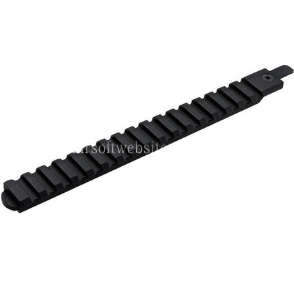 VFC CNC Aluminum 210mm M1913 20mm Picatinny Oberschiene mit Adapter Geeignet für Cybergun FNC GBB Gewehre Airsoft Schwarz