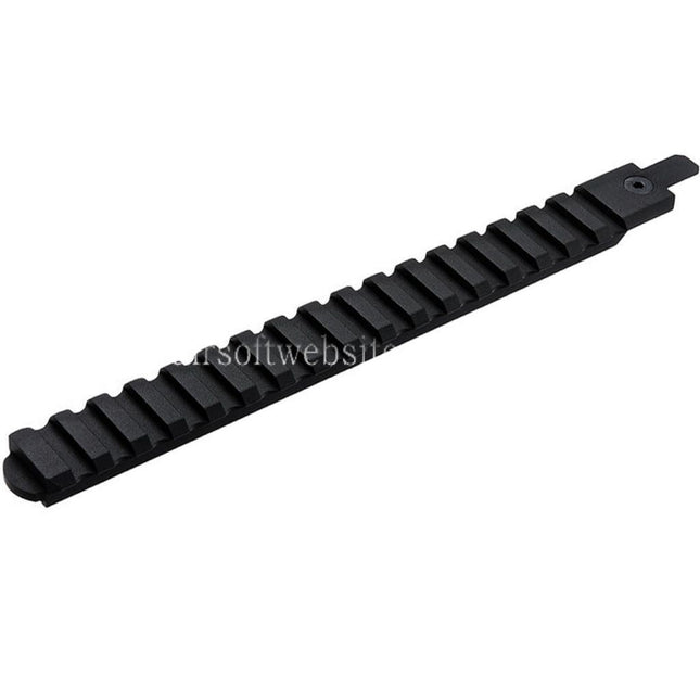 VFC CNC Aluminum 210mm M1913 20mm Picatinny Oberschiene mit Adapter Geeignet für Cybergun FNC GBB Gewehre Airsoft Schwarz