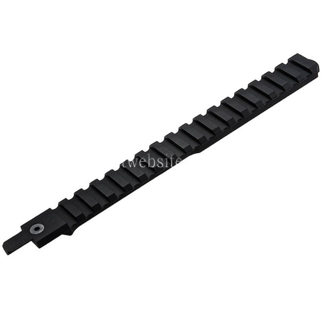 VFC CNC Aluminum 210mm M1913 20mm Picatinny Oberschiene mit Adapter Geeignet für Cybergun FNC GBB Gewehre Airsoft Schwarz