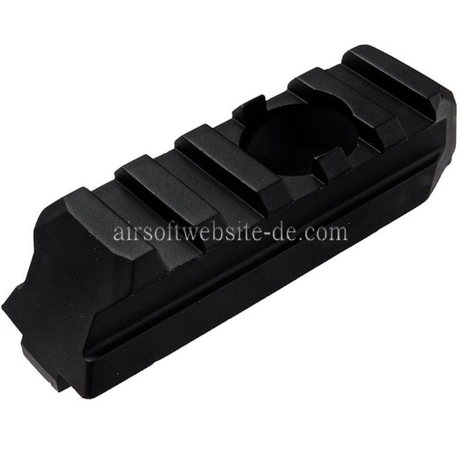 VFC CNC Aluminum M1913 20mm Picatinny-Schienenschaftadapter Geeignet für VFC Cybergun FN FNC GBB Gewehre Airsoft Schwarz