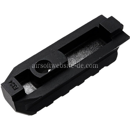 VFC CNC Aluminum M1913 20mm Picatinny-Schienenschaftadapter Geeignet für VFC Cybergun FN FNC GBB Gewehre Airsoft Schwarz