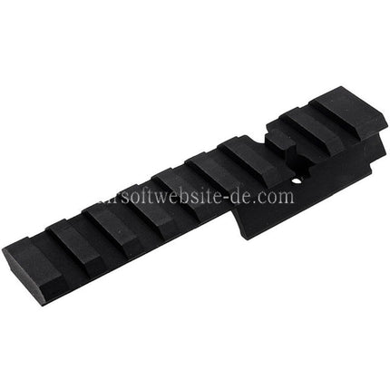 Novritsch 100mm 9-Slot Optik Picatinny Schiene für SSP5 (6 Zoll Version) GBB-Pistolen Airsoft Schwarz