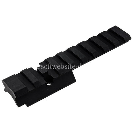 Novritsch 100mm 9-Slot Optik Picatinny Schiene für SSP5 (6 Zoll Version) GBB-Pistolen Airsoft Schwarz