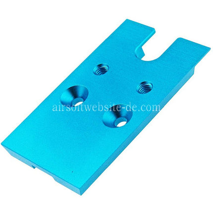 Novritsch CNC Aluminum Premium Leuchtpunktplatte Geeignet für VT RMR Mounting Footprint Novritsch SSP5 Serie GBB Pistolen Airsoft