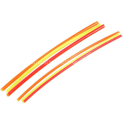 BBT 6 Stück 1.5mm 2mm Fiber Glasfaser Stab Grün Rot Orange