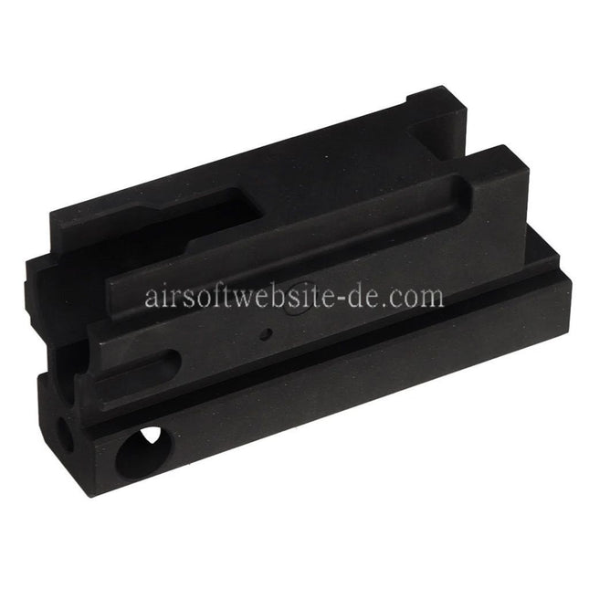 BBT CNC Stahlverschlussträger mit 120 % Rückholfeder Geeignet für Maruyama SCW-9 PRO-G Serie GBB SMG Gewehre Airsoft Schwarz