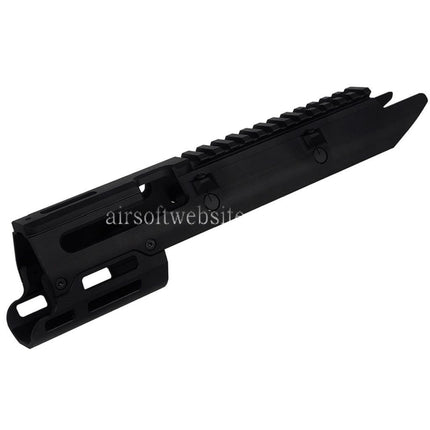 5KU CNC Aluminum UG Stil Monolithic M-LOK Handschutz schienen system Geeignet für VFC Umarex MP5K Serie GBB Gewehre Airsoft Schwarz