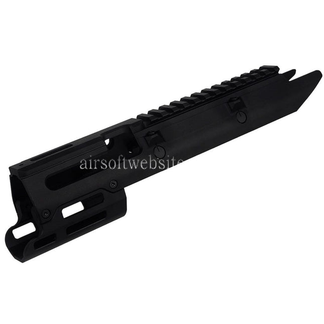 5KU CNC Aluminum UG Stil Monolithic M-LOK Handschutz schienen system Geeignet für VFC Umarex MP5K Serie GBB Gewehre Airsoft Schwarz