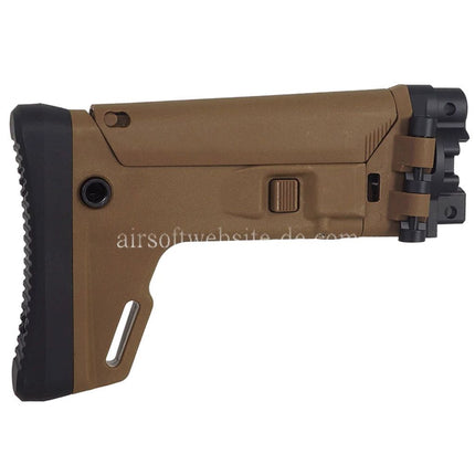 5KU ACR Stil 7-Positions Seitlich klappbar Einziehbar Schaft geeignet für Umarex VFC MP5K Serie GBB Gewehre Airsoft