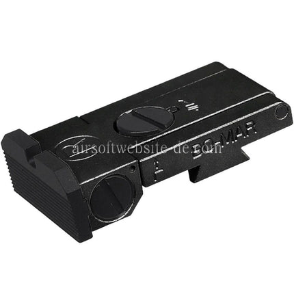 5KU CNC Aluminum Bo-Mar Stil hinteres Visier Geeignet für WE (WE-TECH) Tokyo Marui Hi-Capa Serie GBB Pistolen Airsoft