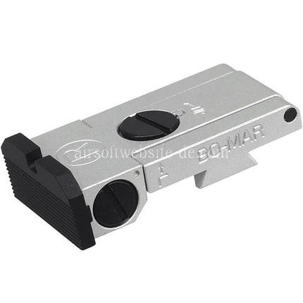 5KU CNC Aluminum Bo-Mar Stil hinteres Visier Geeignet für WE (WE-TECH) Tokyo Marui Hi-Capa Serie GBB Pistolen Airsoft