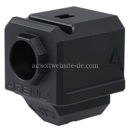 RWA Agency Arms 417 Einzelport Kompensator -14mm CCW Gegen den Uhrzeigersinn Geeignet für Elite Force UMAREX VFC WE (WE-Tech) G-Serie GBB Pistolen Airsoft